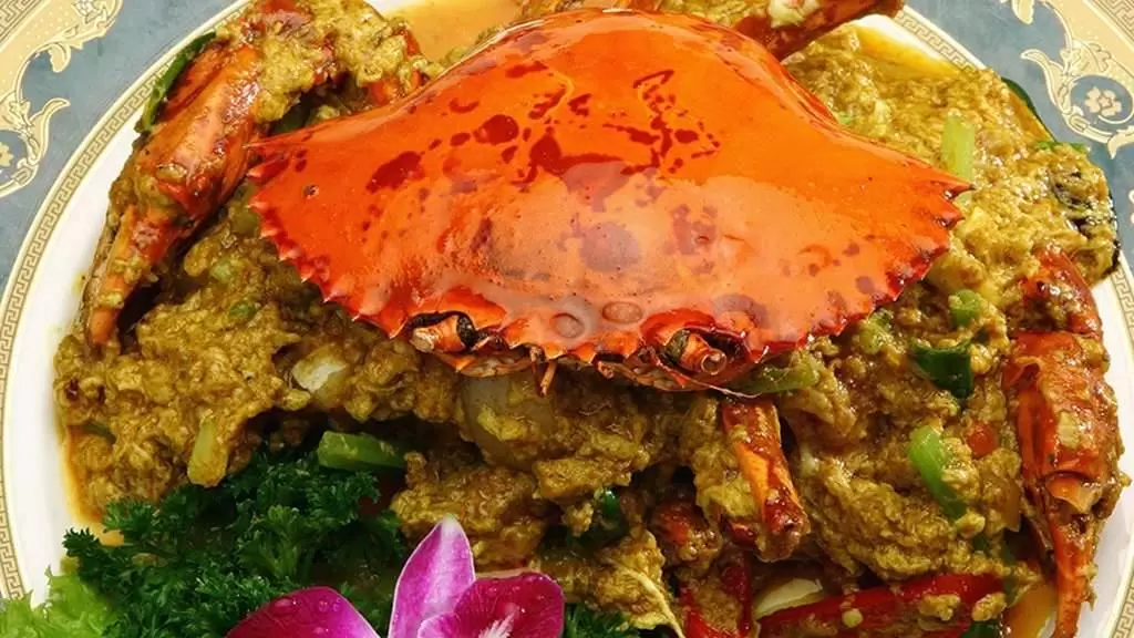 Curry crab